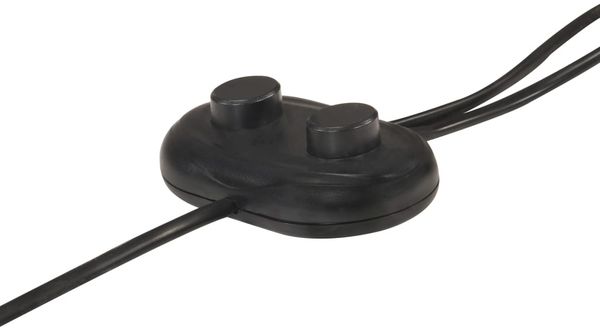 vidaXL Stehlampe 2-flammig Silbern E27 Gusseisen 320583 Bild 9