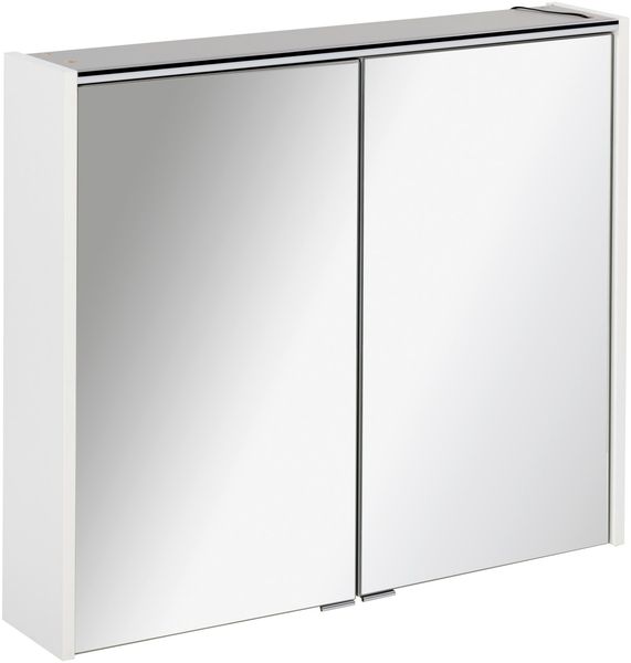 Fackelmann DENVER LED Spiegelschrank 80 cm breit, Weiß