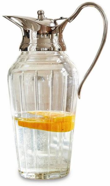 Mirabeau Wasserkaraffe Krug Braux klar/silber