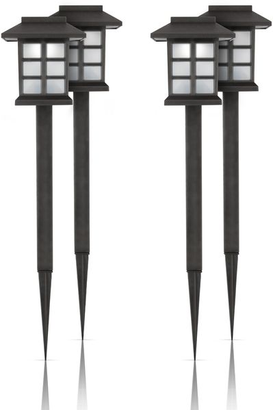 Solar Laterne Schwarz 38 cm 2er - 8er