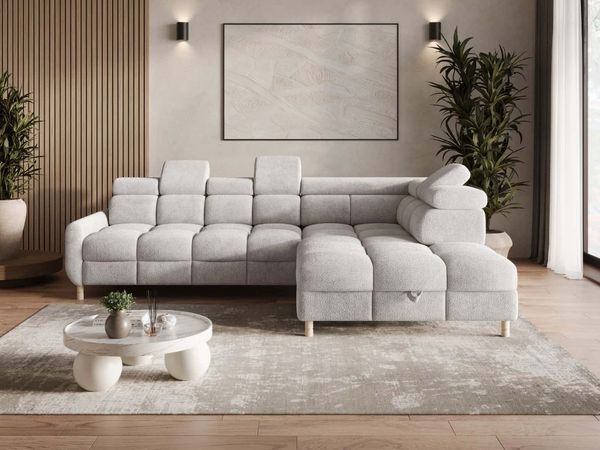 Sofa Bun Ecksofa mit Schlaffunktion | verschiedene Farben wählbar