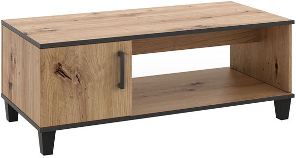 Couchtisch Wohnzimmertisch Pola 120x56x51,5cm Artisan Eiche 1-türig
