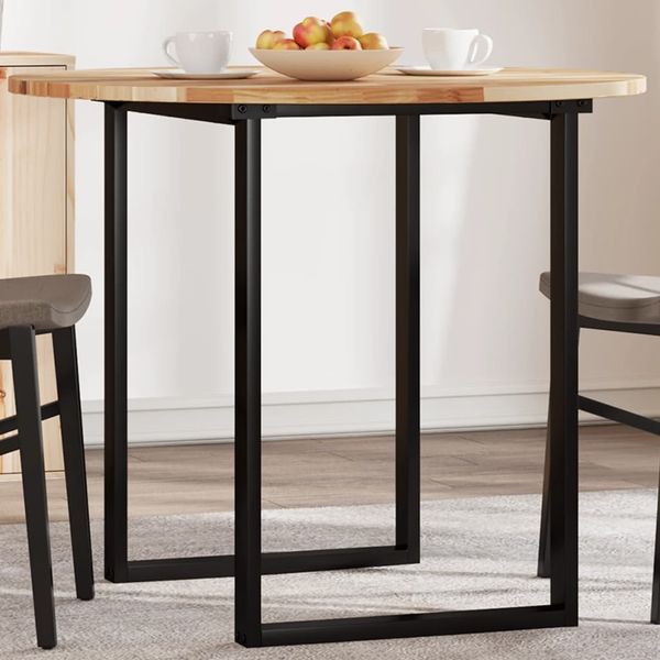 vidaXL Tischplatte Rund Ø90x2 cm Massivholz Akazie 4008699
