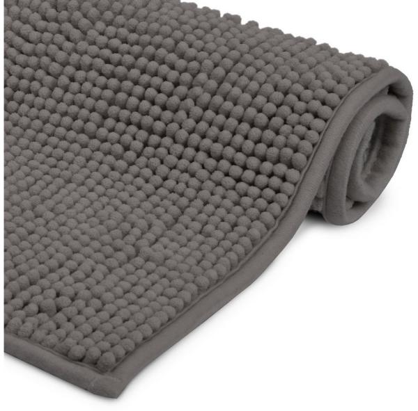 Beautissu Badematte BeauMare WR rutschfest 70x100 cm Anthrazit