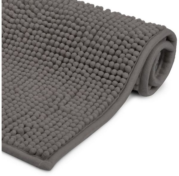 Beautissu Badematte BeauMare WR rutschfest 70x100 cm Anthrazit