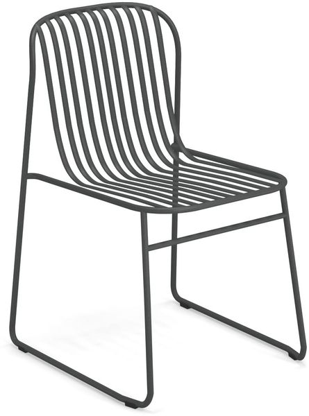 4er Set Riviera Gartenstuhl grau