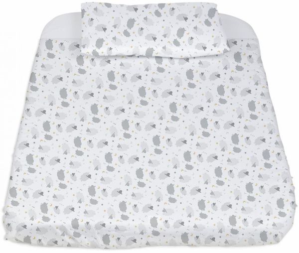 CHICCO 3Set Next2ME: BETTWÄSCHESET 3teilig GREY SHEEP