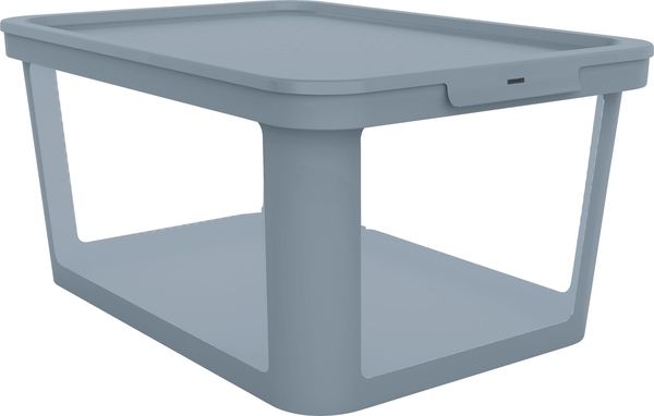 Rotho Aufbewahrungsbox mit Deckel Albris 57 x 39 x 27 cm misty blau