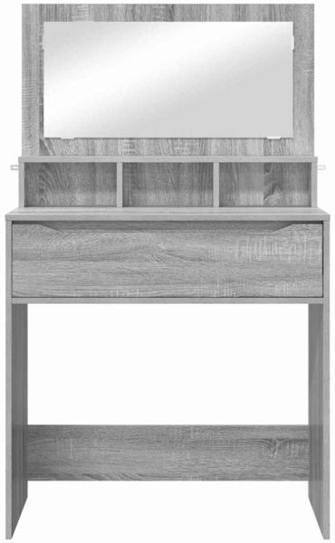 vidaXL Schlafzimmer-Frisiertische Graues Sonoma 80 x 39,6 x 135 cm 888983 Bild 5