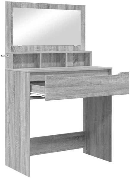 vidaXL Schlafzimmer-Frisiertische Graues Sonoma 80 x 39,6 x 135 cm 888983 Bild 4
