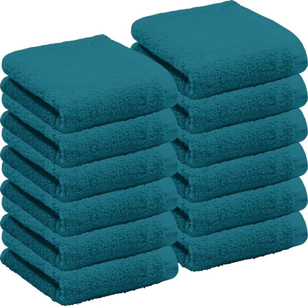 REDBEST Gästehandtuch Gästetuch "Oceanside" 12er-Pack, Leichtfrottier, Leichtfrottier Uni