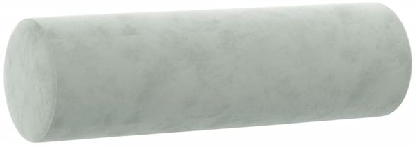vidaXL 2-Sitzer-Sofa mit Zierkissen Hellgrau 140 cm Samt 3200881 Bild 6