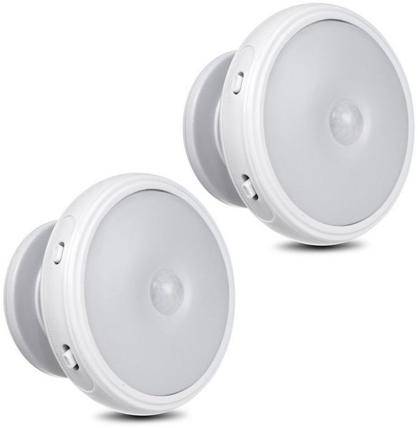 Maclean LED Nachttischlampe MCE223, Drahtlose LED-Lampe mit Bewegungsmelder