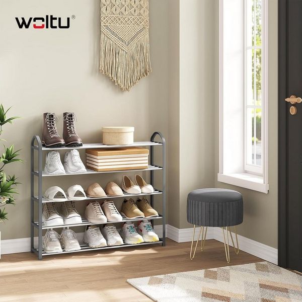 Woltu Schuhregal, 1-tlg, 3 Schicht für 12 Paare Schuhe, XXL Ständer Regale
