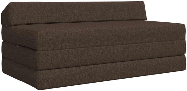 vidaXL Klappsofa Bett Taupe 120 x 60 x 49 cm Stoff 900038