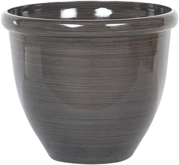 Blumenkübel TESALIA Stein 49 cm Braun