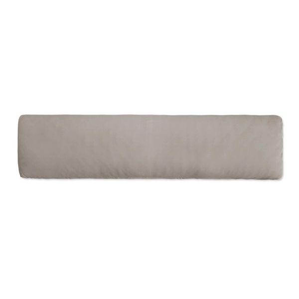 Traumschlaf Premium Interlock Jersey Seitenschläferkissen Bezug|40x200 cm| grau