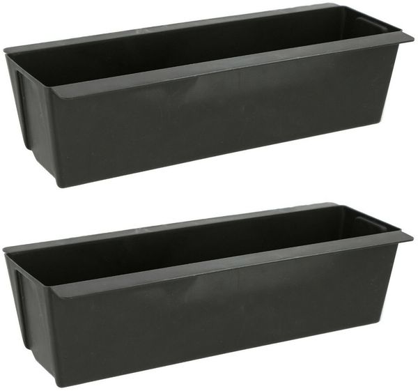 Meinposten Blumenkasten Pflanzkästen Palette Paletten Pflanzkasten Palettenbeet Blumenkasten (Spar-Set, 2 St, 2er Set, 4er Set, 6er Set, 12er Set), Einsatz für Europaletten