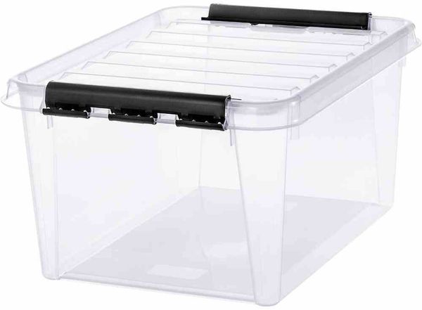 Clipbox transparent/schwarz 32 l SmartStore "Classic 31"