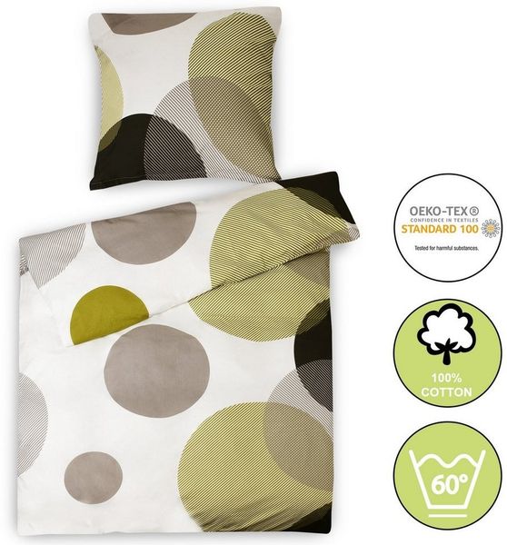 Beautissu Renforcé Bettwäsche Nela 155cm, 220cm