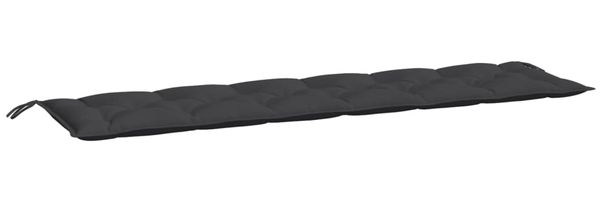 vidaXL Gartenbank-Auflagen 2 Stk. Schwarz 200x50x7 cm Oxford-Gewebe 361742 Bild 4