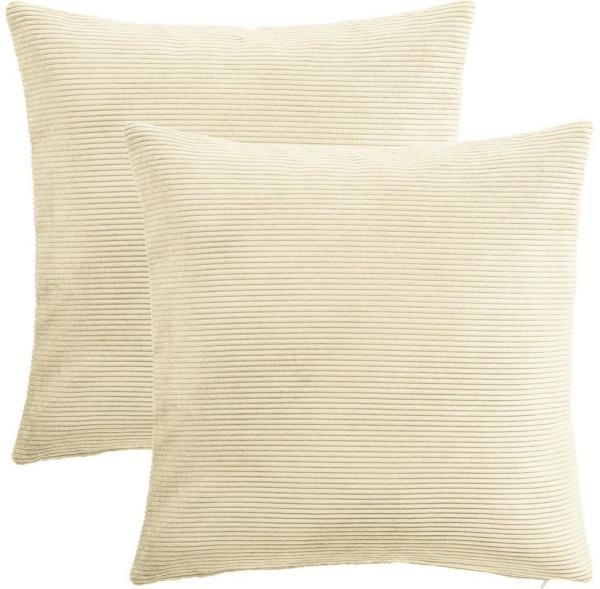 Erwin Müller Kissenbezug Kissenhülle "Glasgow" 2er-Pack, (2 Stück), Uni