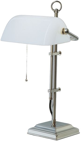 Tischleuchte W2-99op Nickel Finish