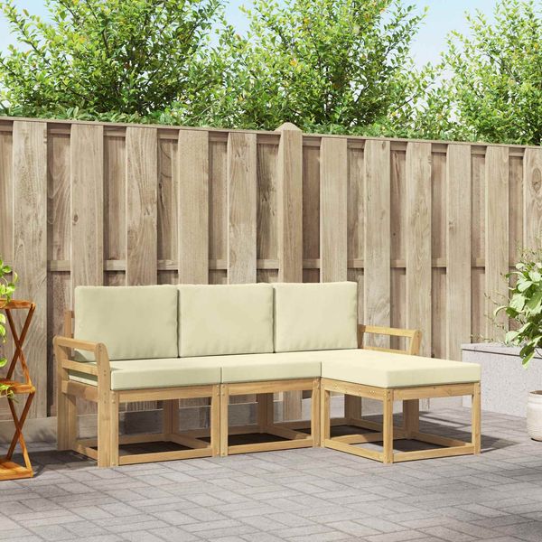 vidaXL Outdoor-Sofagarnitur 4 pcs 3387454