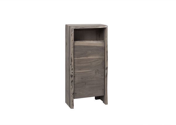 Unterschrank Akazie 40x20x80 grau lackiert PURE ACACIA #604