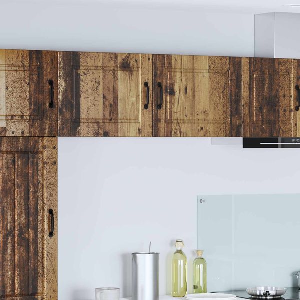 vidaXL Wandschrank PORTO Altholz 50 x 31 x 40 cm Holzwerkstoff 885261