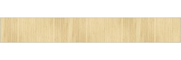 vidaXL Teppich Rechteckig Hell Natur 70x500 cm Bambus 376891 Bild 2