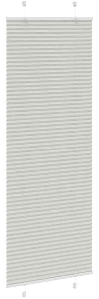 vidaXL Plissee Hellgrau 70x200 cm Stoffbreite 69,4 cm Polyester 4015358 Bild 3