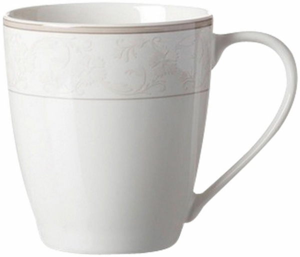 Ritzenhoff & Breker Becher Isabella, Kaffeebecher, Teetasse, Kaffee Tasse, Porzellan, Beige, 350 ml, 46885