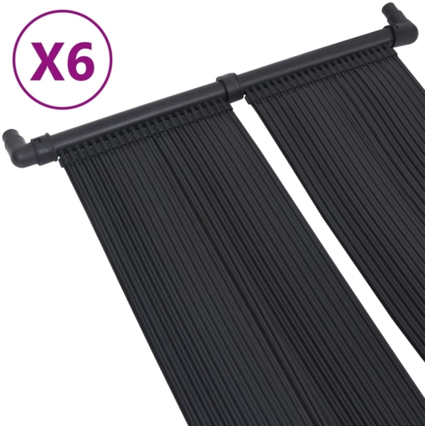 vidaXL Solar-Panel für Poolheizung 6 Stk. 80x310 cm 3079663