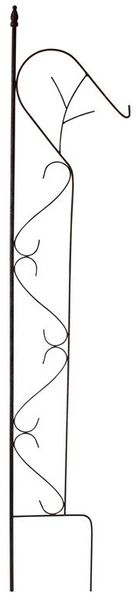 Rankhilfe Rankgitter Kletterhilfe mit Haken Pflanzengitter 27x144cm Rost Spalier