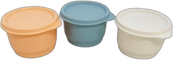 TUPPERWARE Vorratsdose Tupperware Kunterbunt 3er Set je110ml