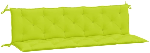 vidaXL Gartenbank-Auflagen 2 Stk. Hellgrün 180x50x7 cm Oxford-Gewebe 361727