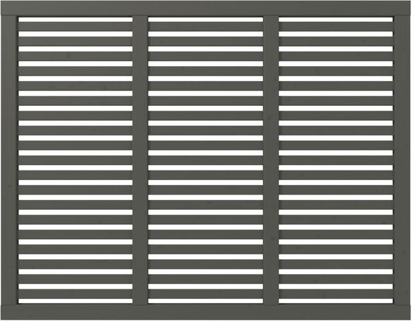 Plus Zaun Harmoni 180 x 140 cm umbragrau fungizidbehandelt