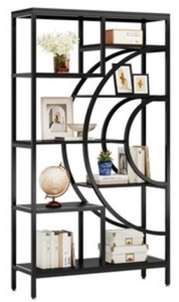 Tribesigns Bücherregal Raumteiler, Standregal mit 8 Ebenen, 178 x 100 x 30 cm Bild 6