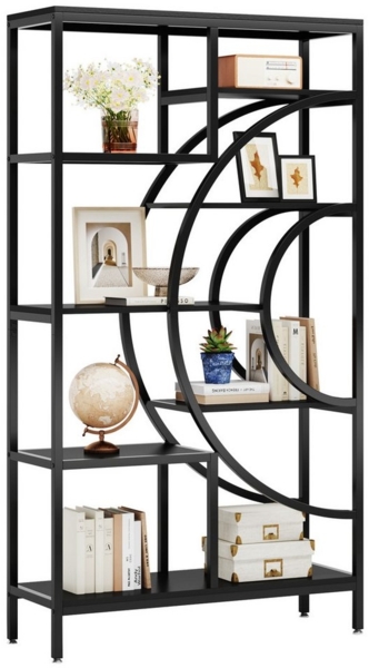 Tribesigns Bücherregal Raumteiler, Standregal mit 8 Ebenen, 178 x 100 x 30 cm Bild 5