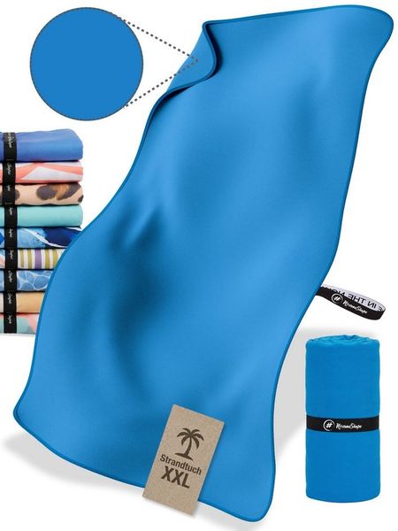 NirvanaShape Strandtuch Reise Handtuch Strandtuch XXL - Strandhandtuch, Mikrofaser Badetuch