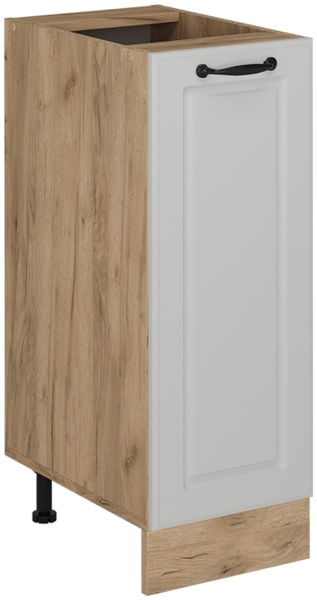 Apothekerschrank R-Line Weiß Landhaus 30 cm ohne Arbeitsplatte Vicco