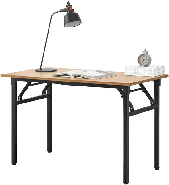 neu.haus Schreibtisch 'Alta' 120x60 cm klappbar Buche/Schwarz