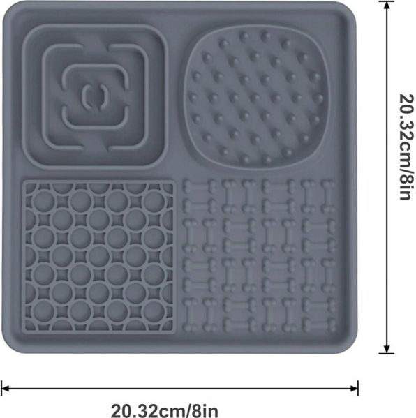 FELIXLEO Napf Silikon Schleckmatte für Hund Lick Mat Slow Feeder BPA-frei Rosa
