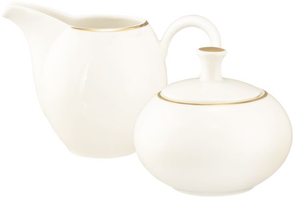 Seltmann Weiden Savona Milch- und Zuckerset 2-teilig Goldlinie