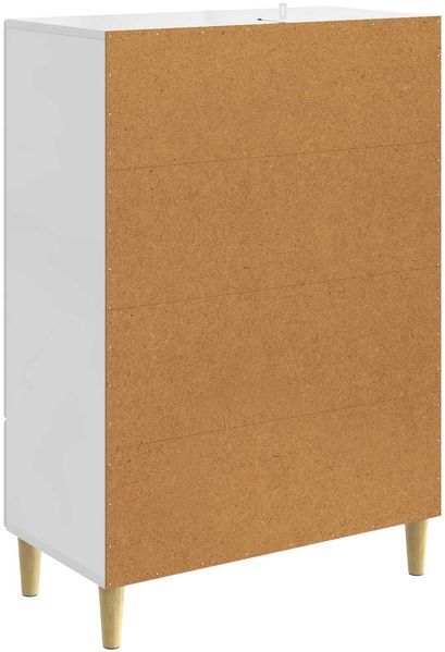 vidaXL Sideboard Hochglanz Weiß 66 x 34,5 x 95 cm Holzwerkstoff 895129 Bild 5