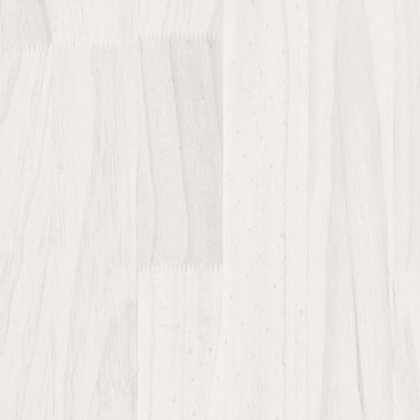vidaXL Massivholzbett Weiß 120x190 cm 809988 Bild 7