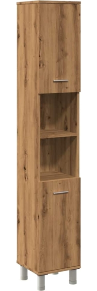 vidaXL Badschrank Artisan-Eiche 30x30x179 cm Holzwerkstoff 856141
