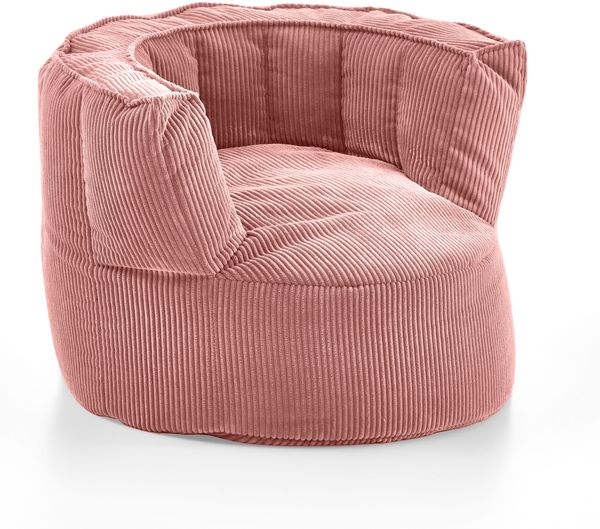 Sitzsack Snuggle in Rosa - gemütliches Design - Top Qualität für Ihr Zuhause B/H/T: 95x65x95 cm