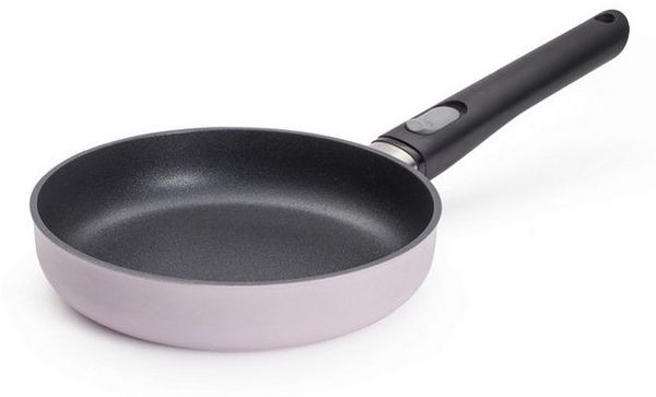 WOLL MADE IN GERMANY Bratpfanne Ecolour Ø 20 cm, Aluminiumguss (1-tlg), abnehmbarer Stiel